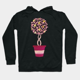 Pink orange tree Hoodie